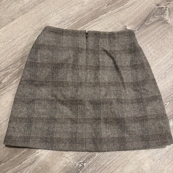 Wilfred grey plaid Skort with bowtie around waist - Picture 4 of 4